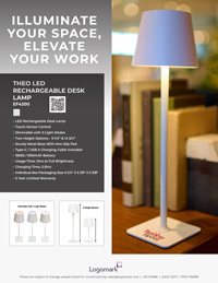 EF4200 - Theo LED Rechargeable Desk Lamp